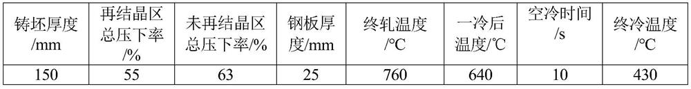 A kind of high-toughness B-containing hot-rolled low-carbon bainite steel plate and its production method