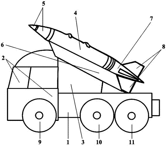 Specialized ship to air missile model for youth national defense science and technology research