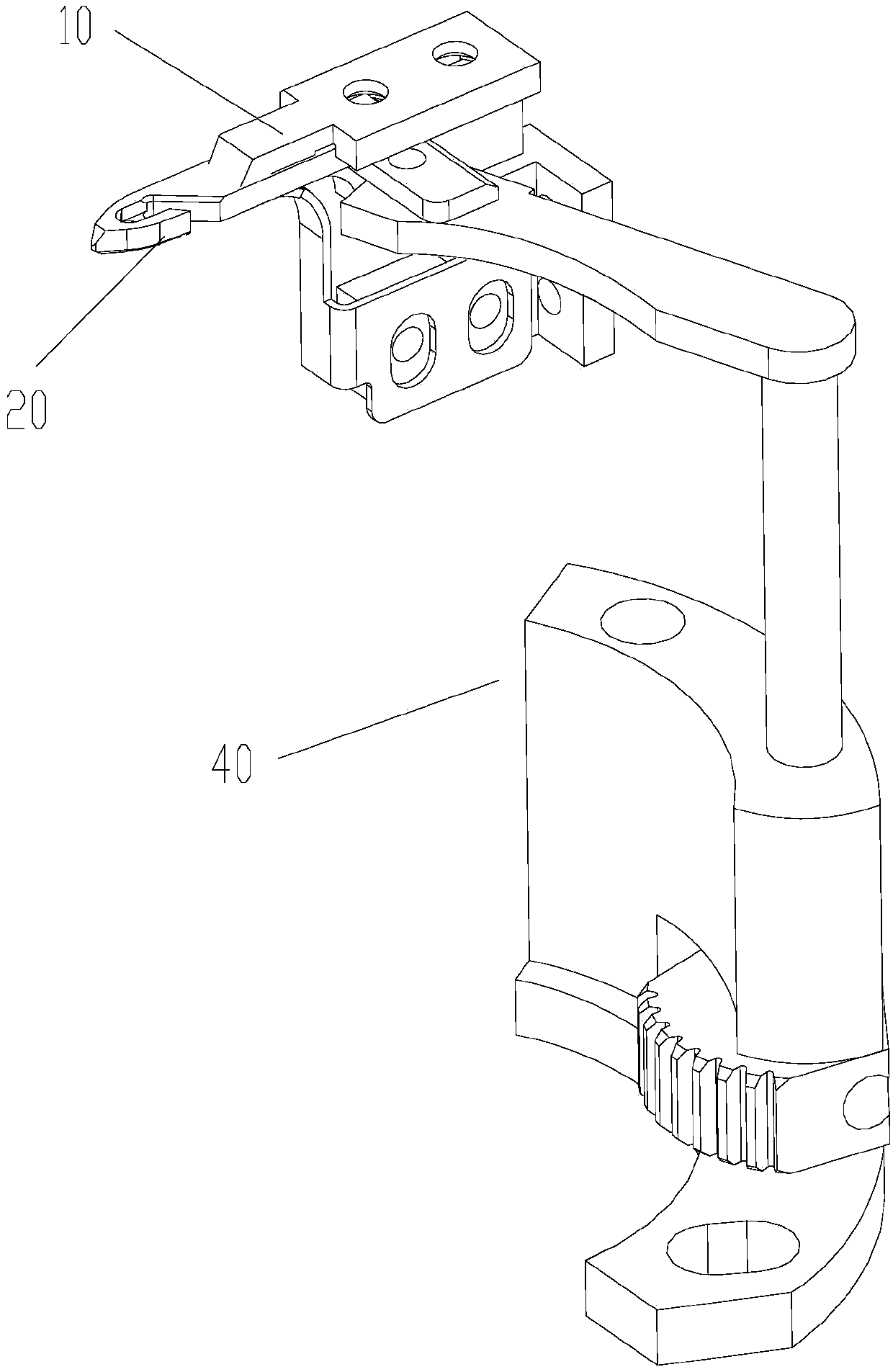 Thread trimming mechanism and sewing machine with same