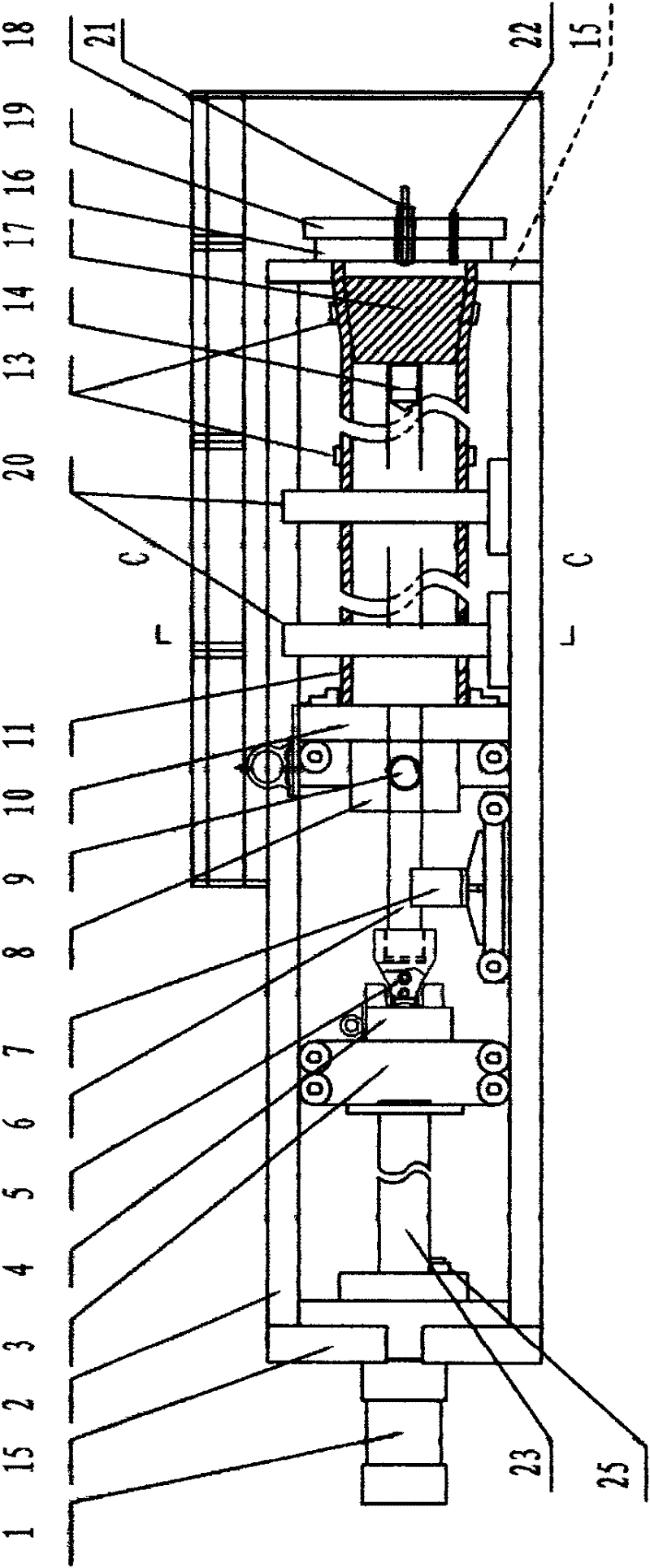 Combined loading expansion test device for entity expansion pipe