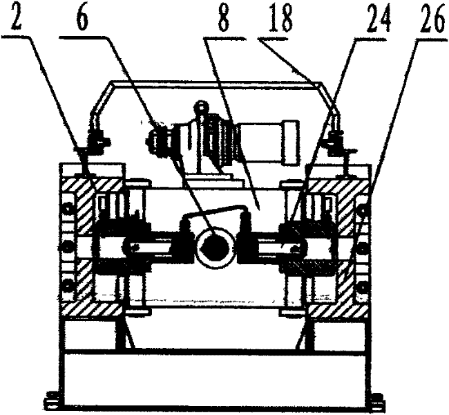 Combined loading expansion test device for entity expansion pipe