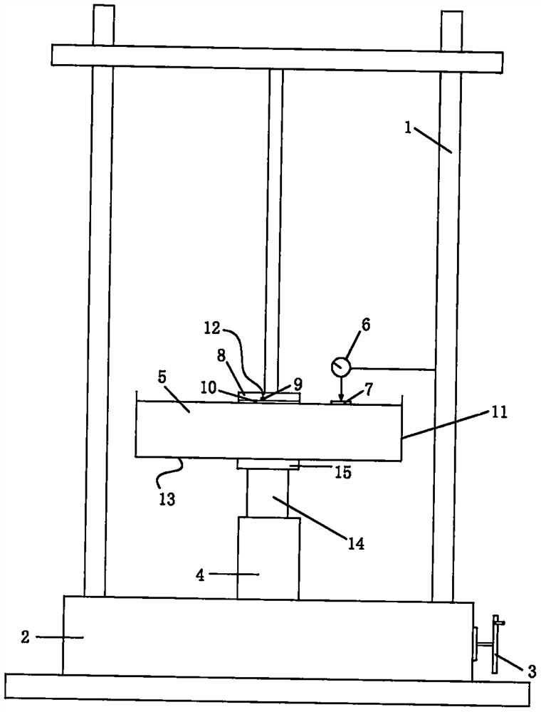 Device for measuring water film distribution change rule in pressurization process and testing method