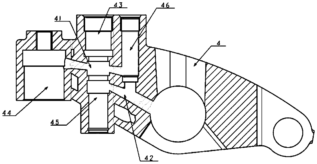 A reset slide valve rocker arm mechanism for engine braking and braking method thereof