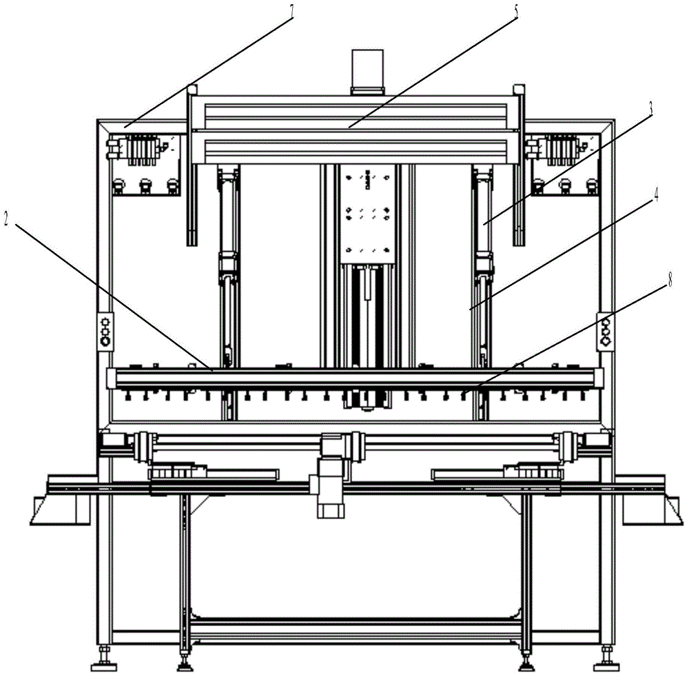 Photovoltaic module lamination checking and foreign body removing equipment