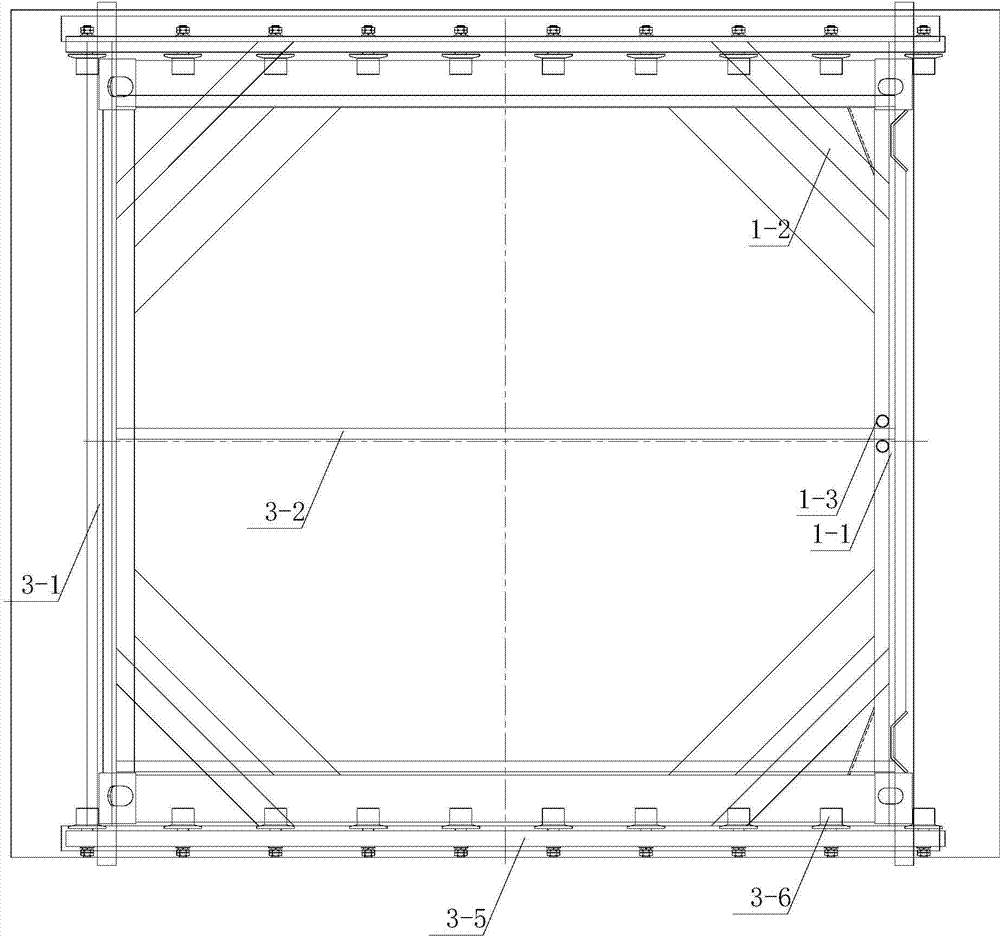 Rotary tank container end frame welding assembly system