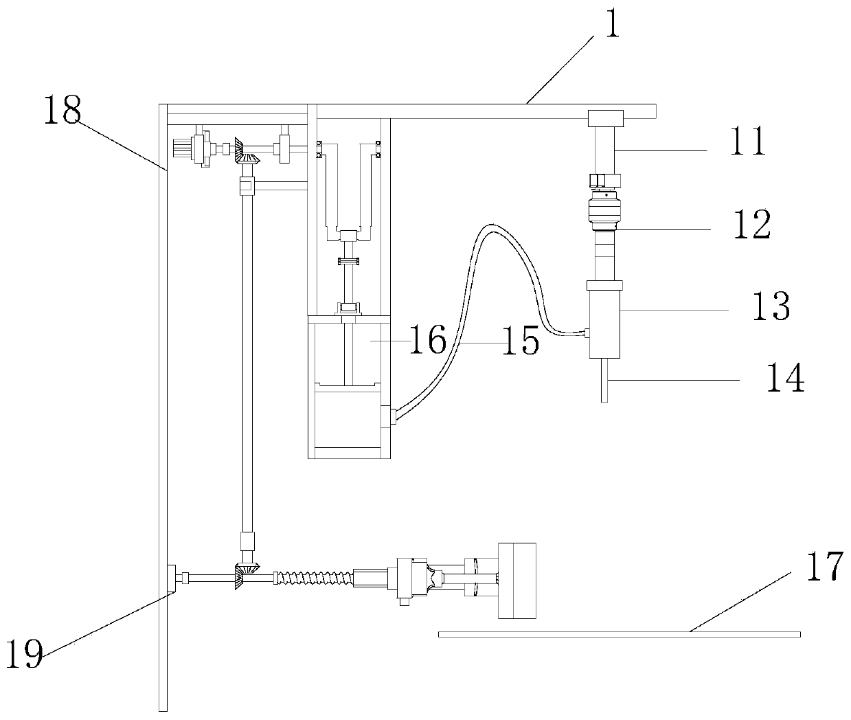 Rapeseed oil filling and conveying structure