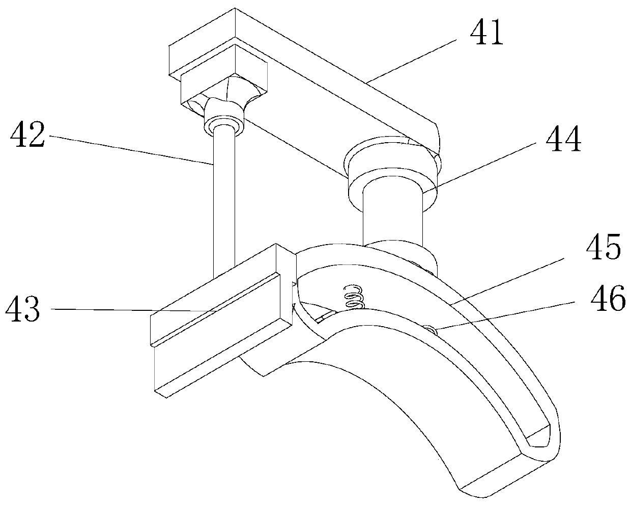 Rapeseed oil filling and conveying structure