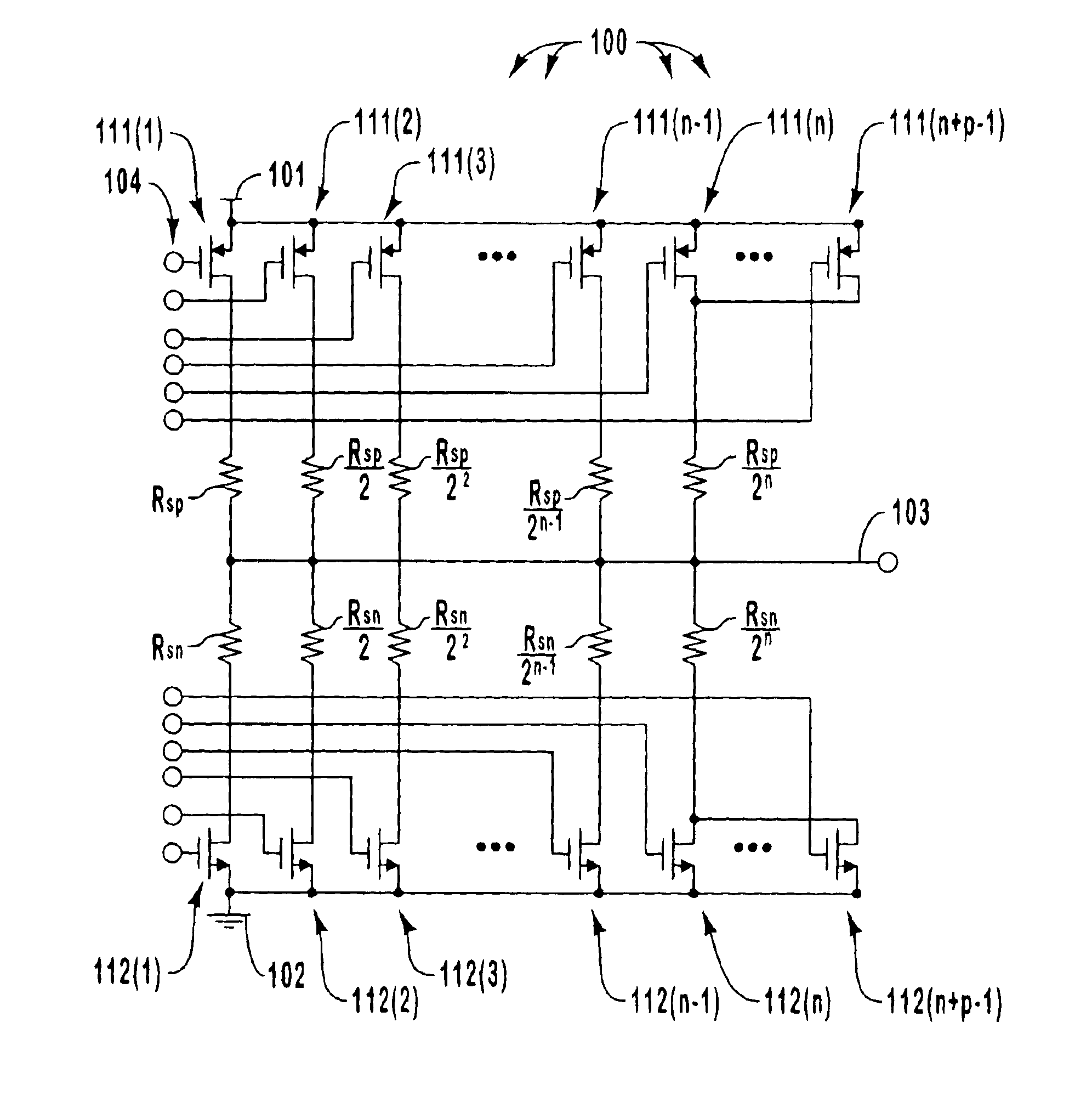 Digitally controlled impedance driver matching for wide voltage swings at input/output node and having programmable step size