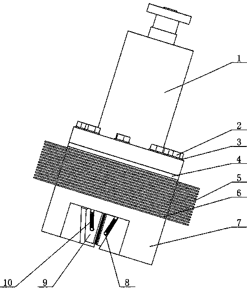 Tension-torsion composite clamp under multi-physics coupling condition