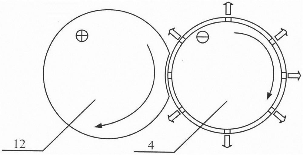 A low-frequency vibration-assisted plunge-cut electrolytic turning processing method and implementation device