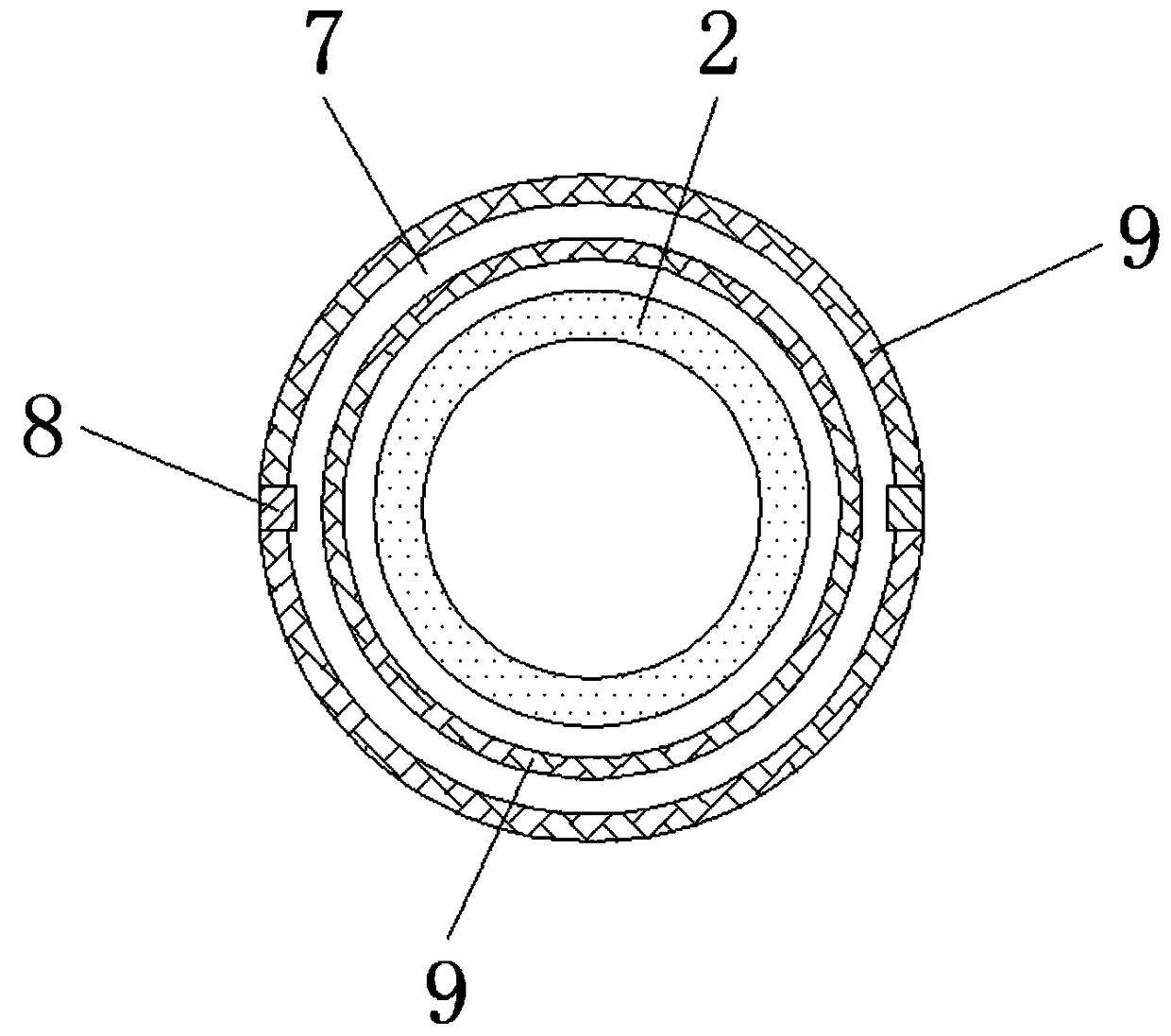 Vacuum pipe for solar water heater