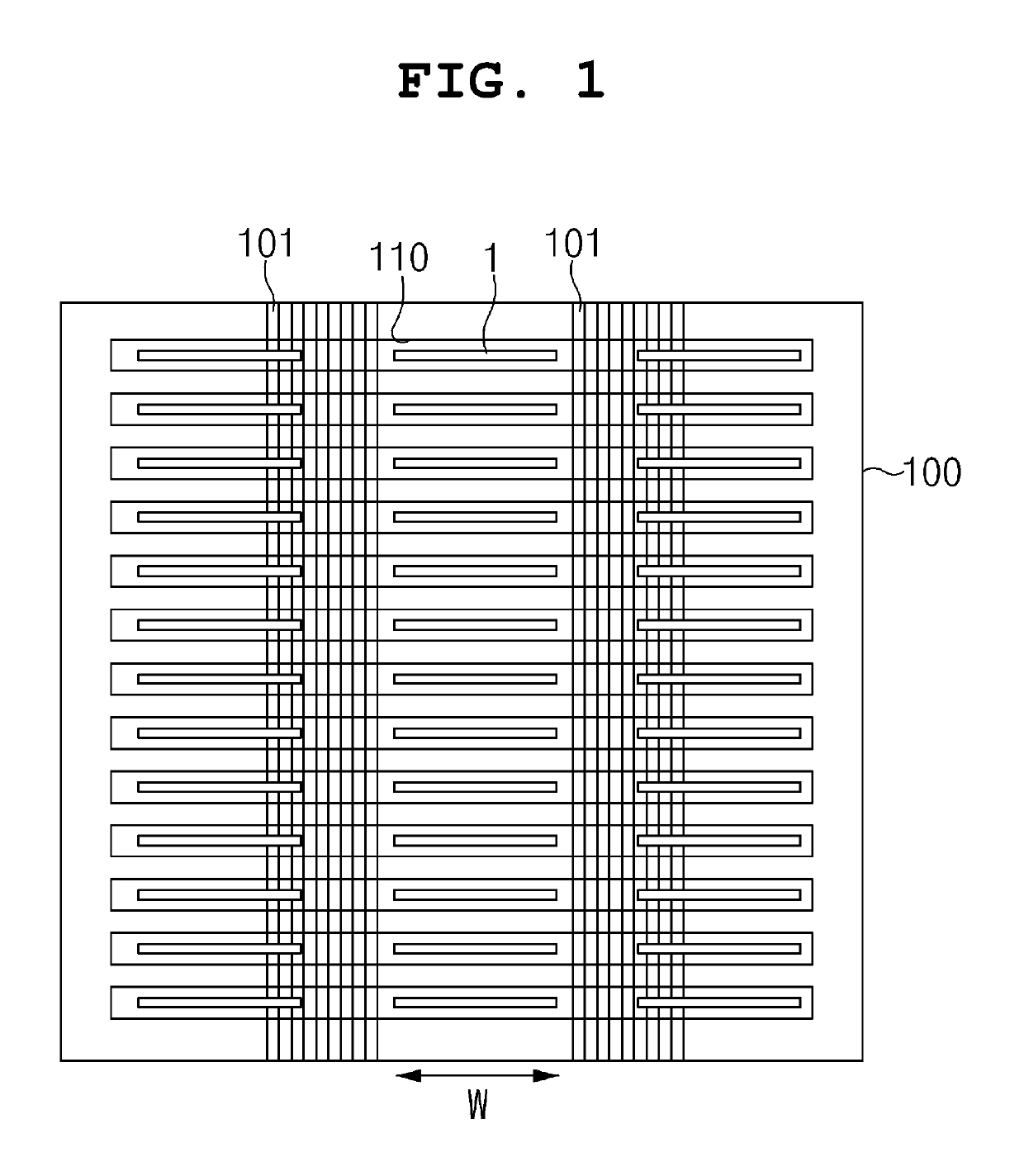 Tray to accommodate batteries having various sizes