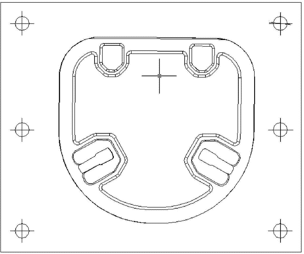 Machining method of thin-wall curved surface type part