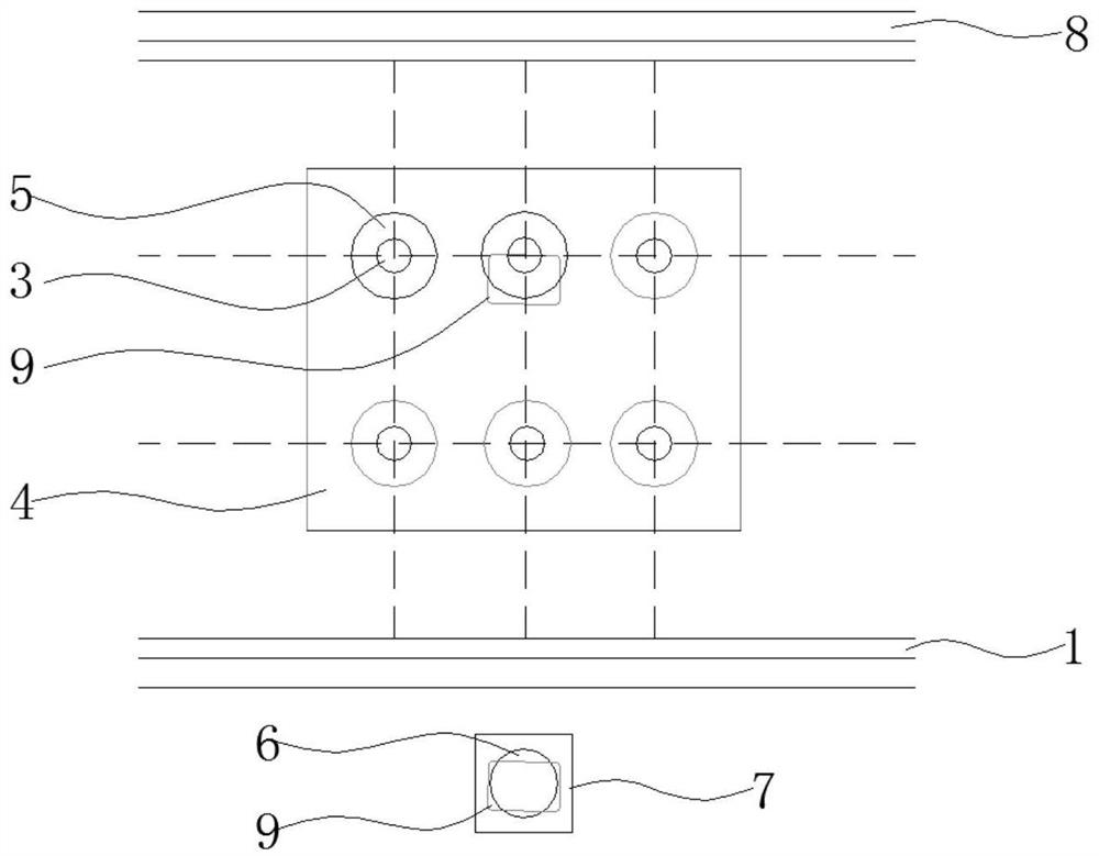 Subway station and bridge co-construction structure and construction method