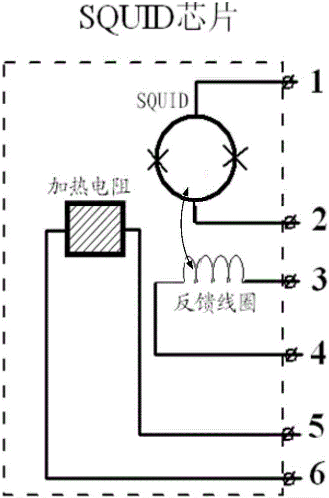 SQUID chip and detection method thereof