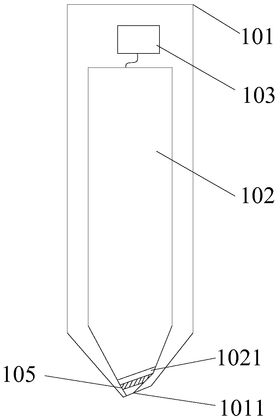 Beeswax pen and operation method