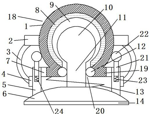 A battery protection structure for electric vehicles