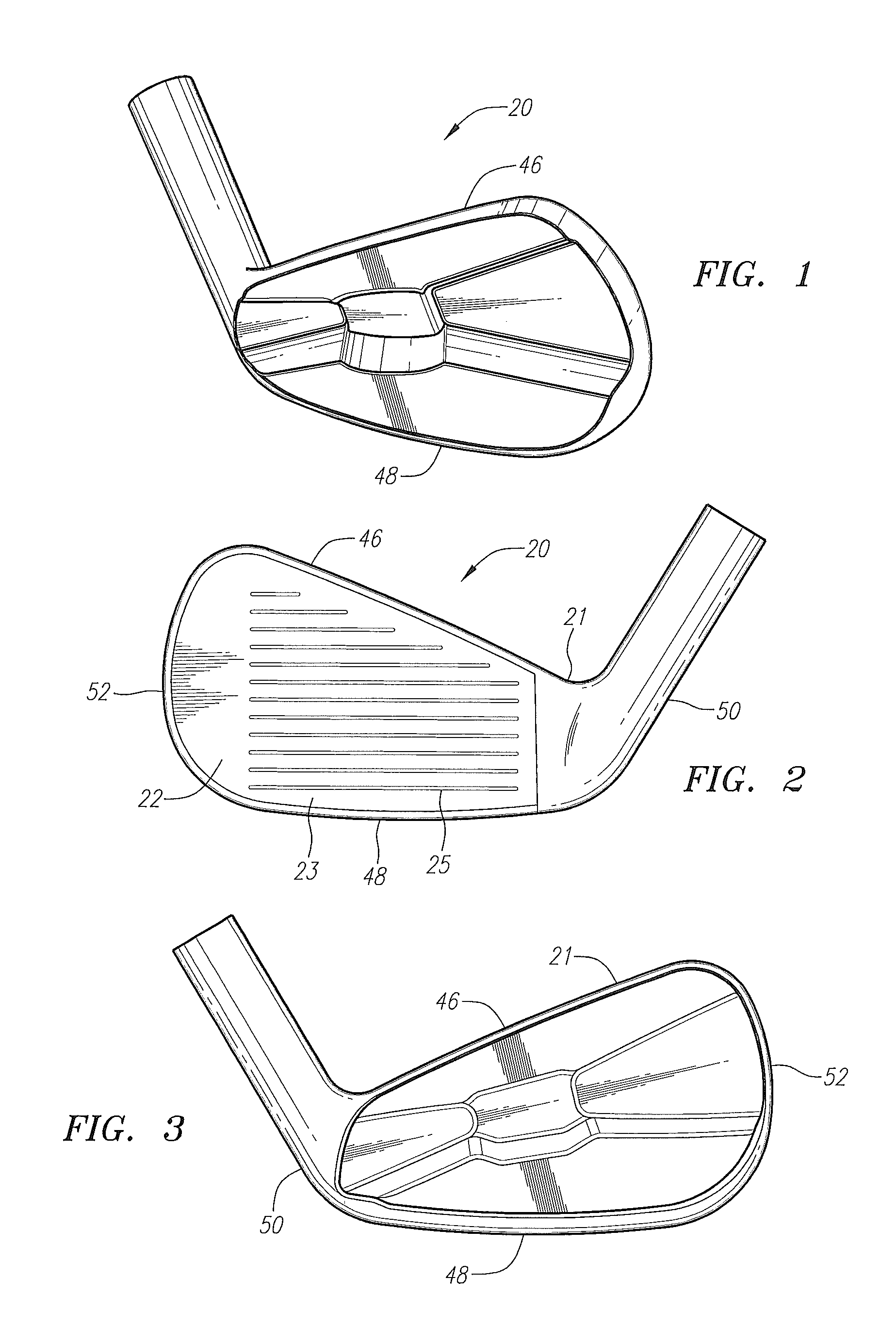 Golf club head with grooves