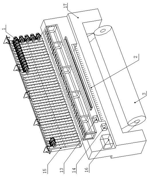 Method and device for manufacturing color tufting product