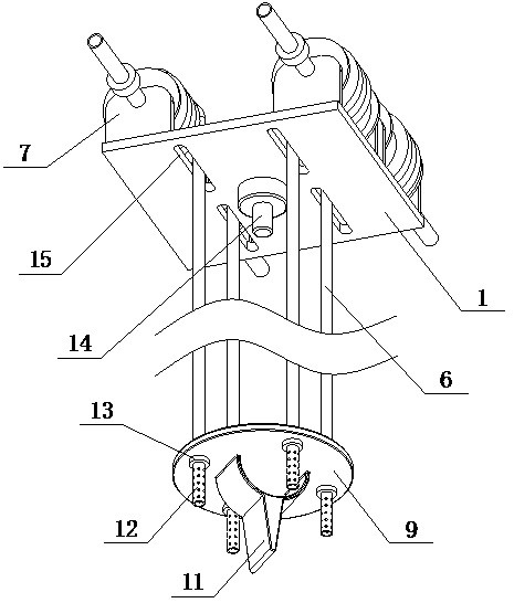 Underground water level monitoring method and monitoring device