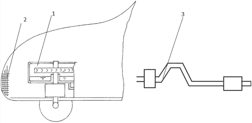 Automobile thermoelectric power generation device