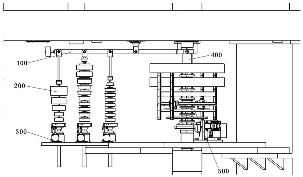 Device and method for detecting minimum discriminability of large electronic hoist scale