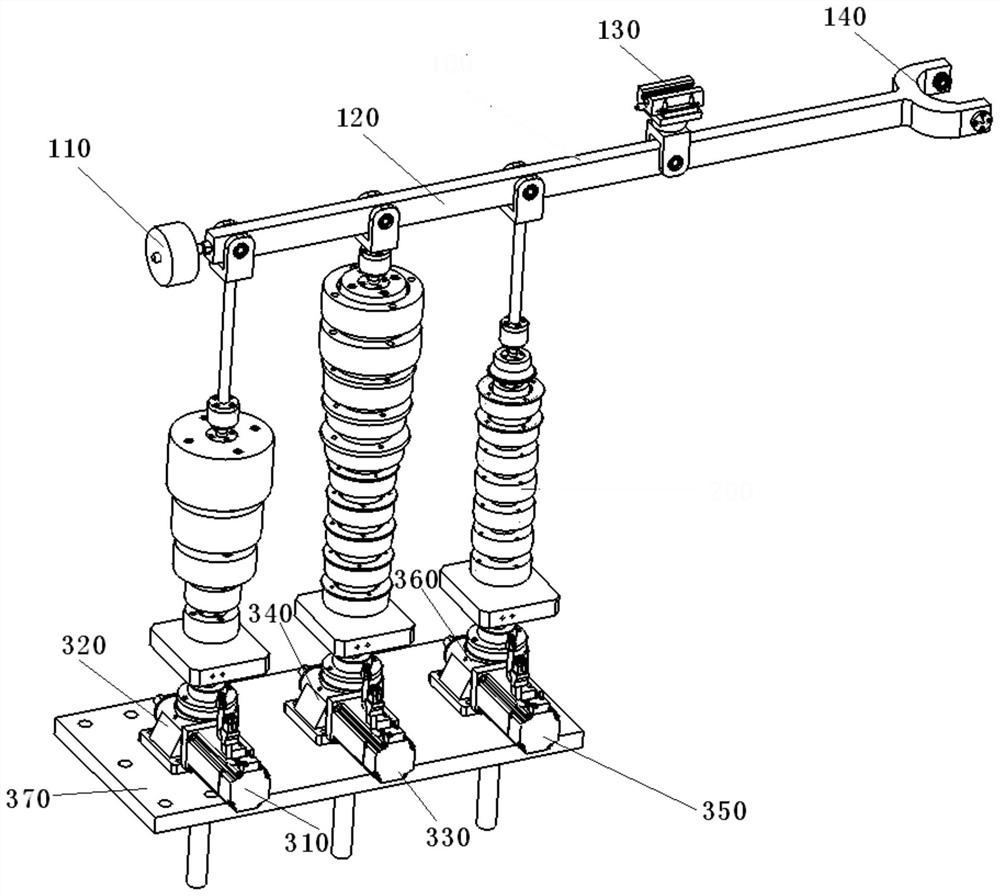 Device and method for detecting minimum discriminability of large electronic hoist scale