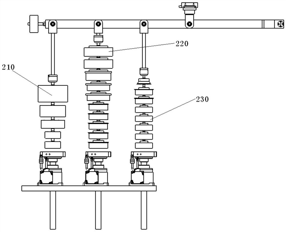 Device and method for detecting minimum discriminability of large electronic hoist scale