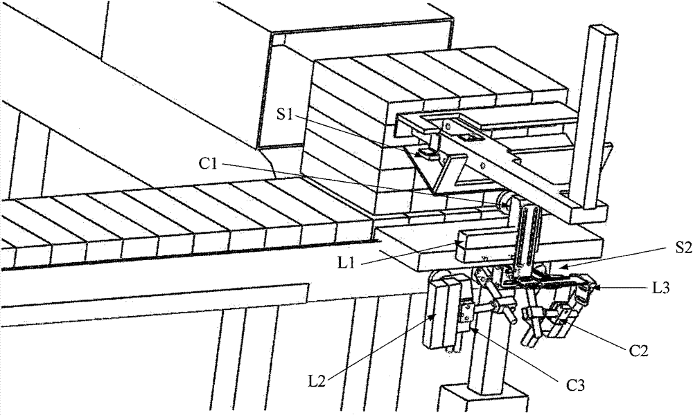 On-line visual pack absence detection device and detection method for cigarette pack cartoning machine