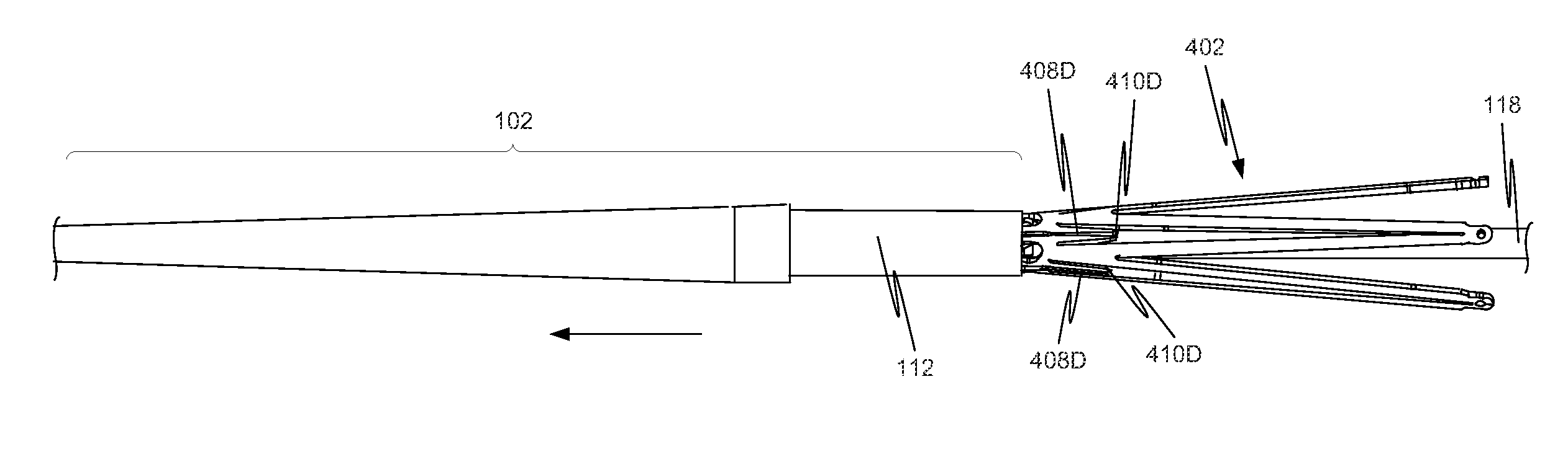 Delivery System Ejection Component and Method