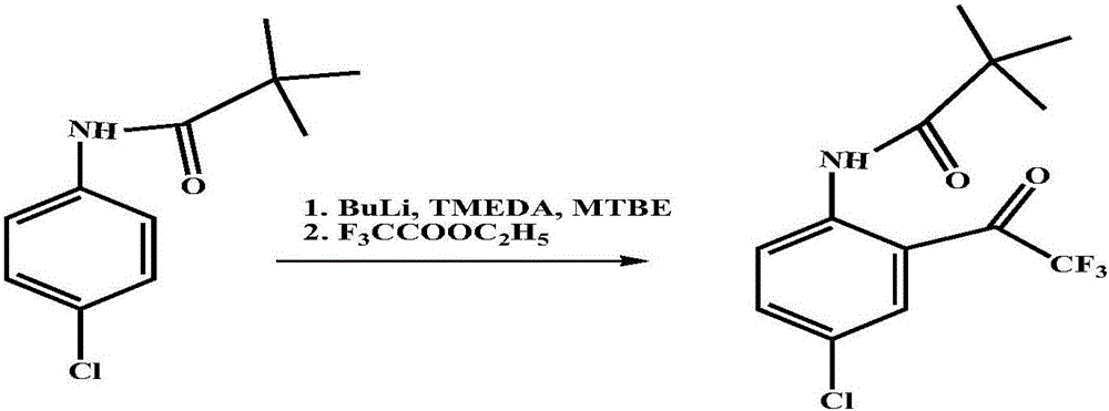 Preparation method of 4-chloro-2-(trifluoroacetyl) aniline hydrochloride hydrate