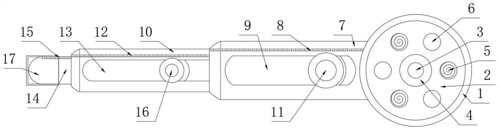 Circular cutting auxiliary device of angle grinder