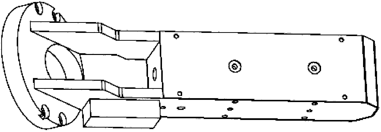 Combined type reverse dimming device of light path of laser cutting machine