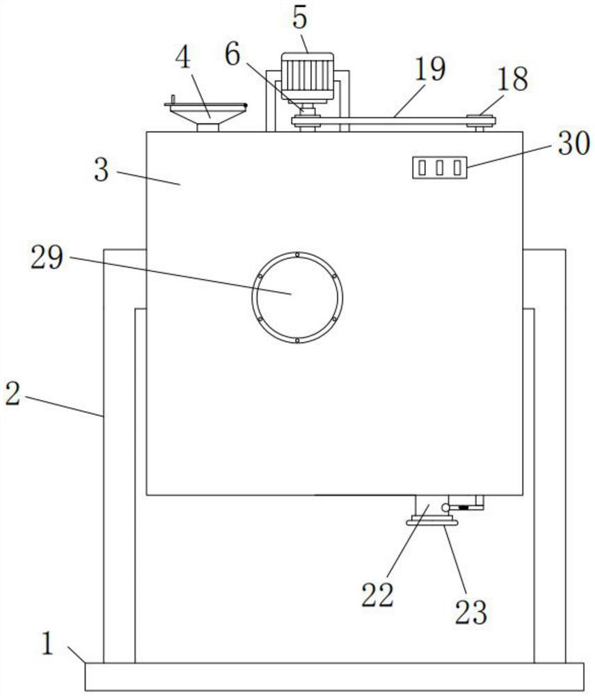 Electrode slurry preparation machine for lithium battery production