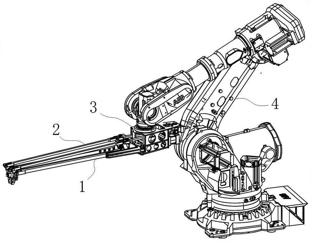 A high-temperature furnace reclaiming clamp