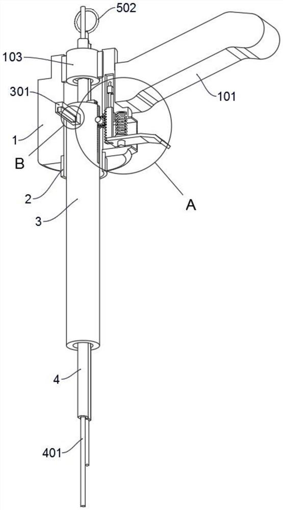 Anti-pollution laparoscope gynecological surgical instrument