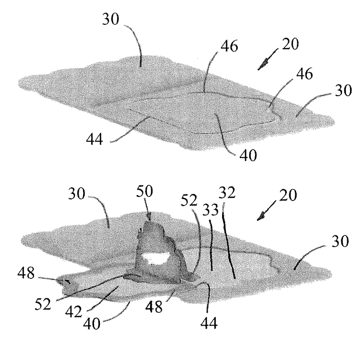 Book page with moving structure