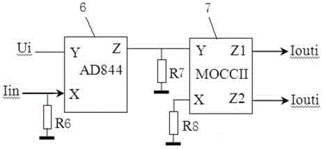 Current-type grid multi-scroll chaotic circuit