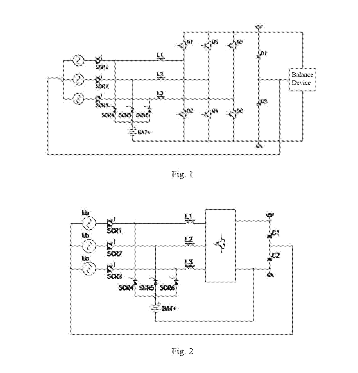 Three-phase boost rectifier circuit and control method thereof, and an uninterrupted power supply