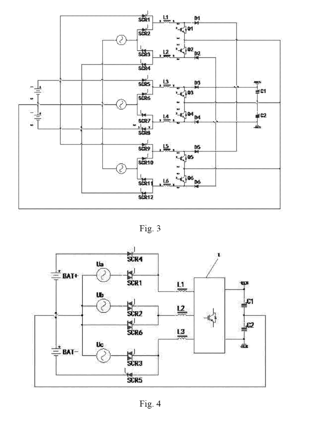 Three-phase boost rectifier circuit and control method thereof, and an uninterrupted power supply