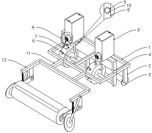 Corn film mulching precision seeder