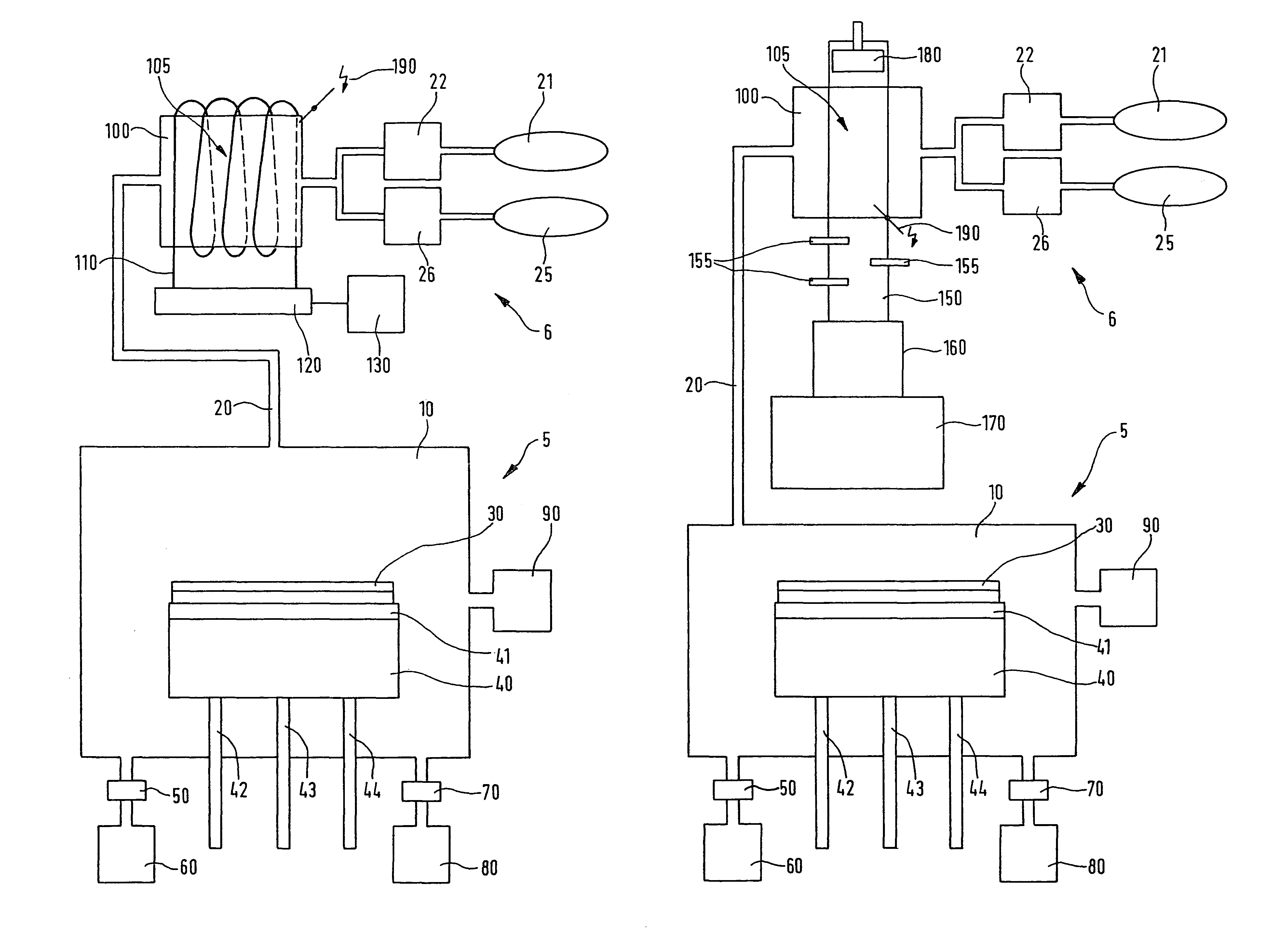 Device and method for producing chlorine trifluoride and system for etching semiconductor substrates using this device