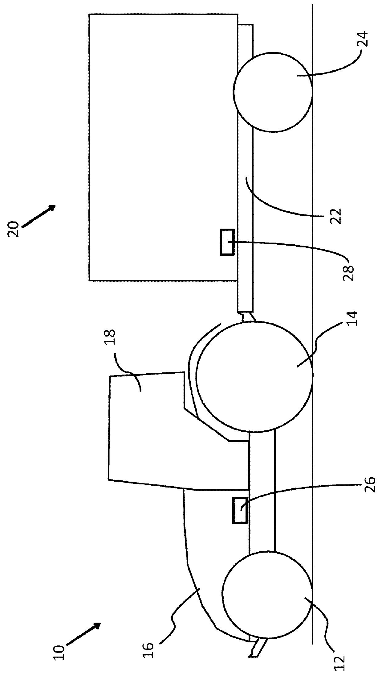 Vehicle trailer brake system and method