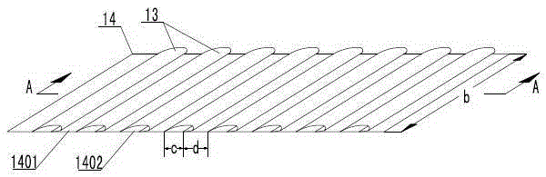 Weaving method of wide tubular fabric