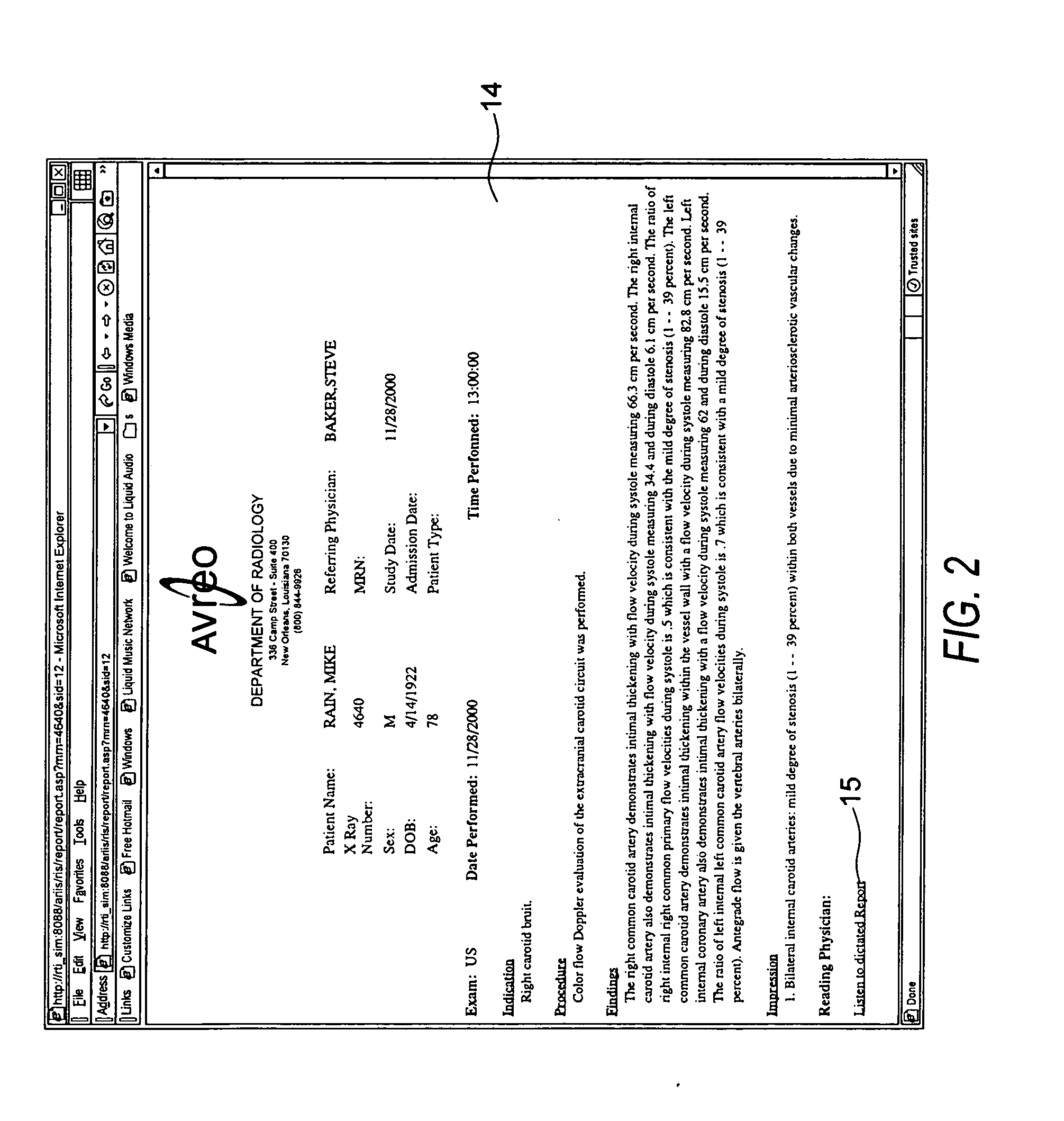 Electronic method and system that improves efficiencies for rendering diagnosis of radiology procedures