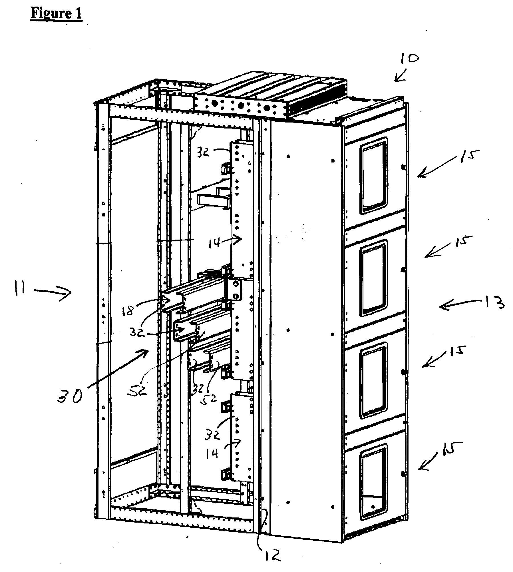 Electric phase bus bar