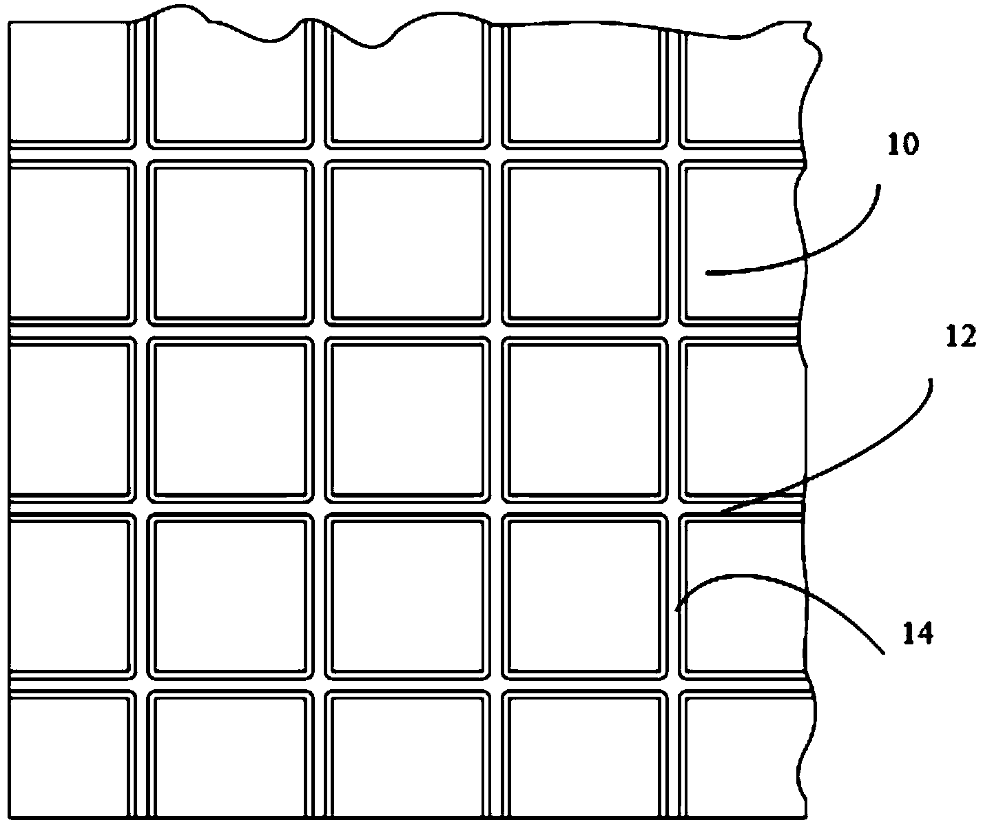 Flexible diaphragm type ceramic material and preparation method thereof