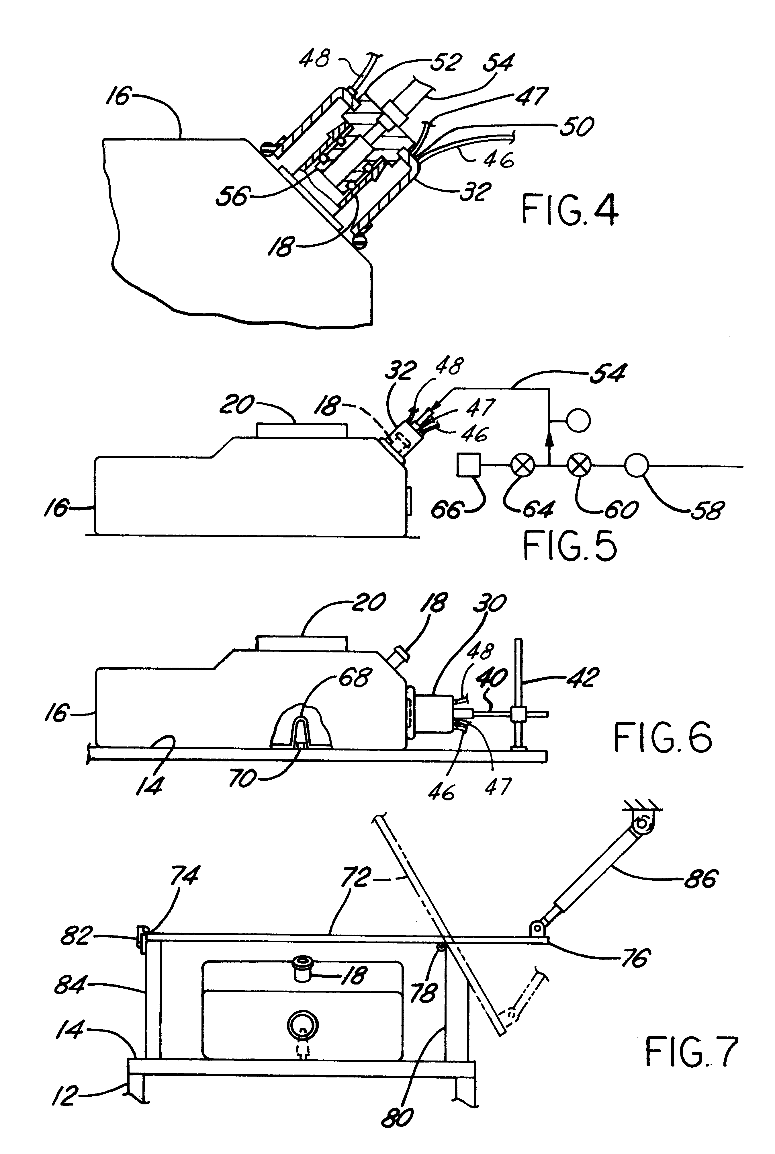 Helium leak tester for vehicle fuel tanks