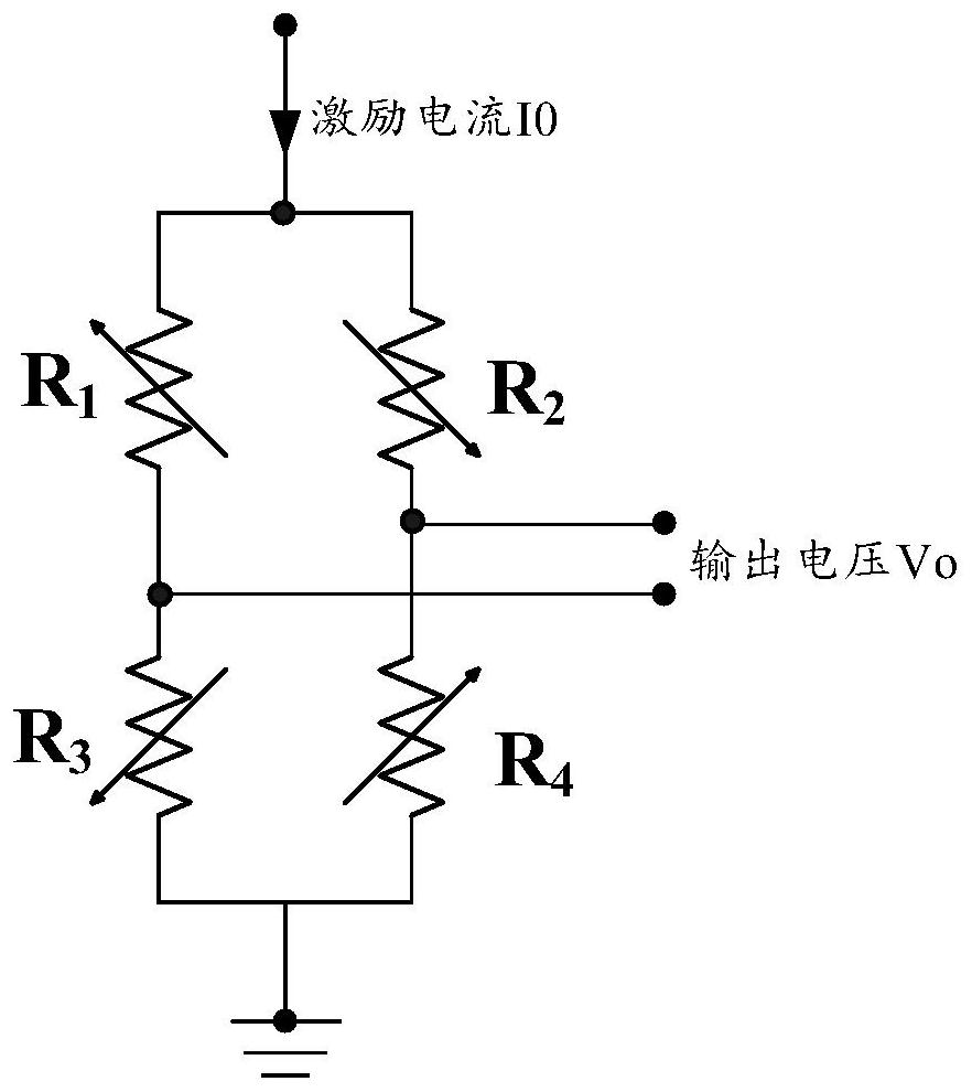 Digital piezoresistive pressure sensor circuit and digital piezoresistive pressure sensor