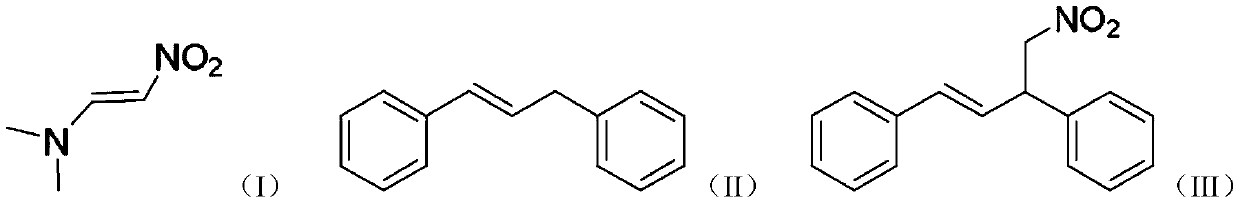 Method for preparing (E)-1, 3-diphenyl-4-nitro-1-butene